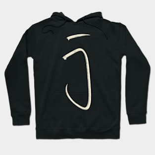 Hand Drawn Letter J Hoodie